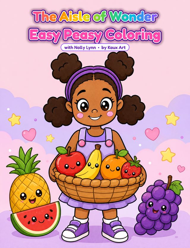 Cover of The Aisle of Wonder: Easy Peasy Coloring with Nolly Lynn